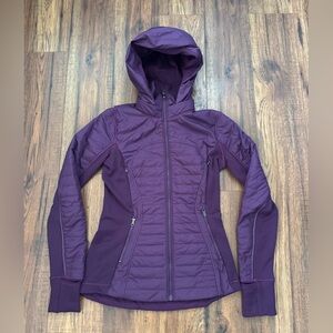 Lululemon another mile plum purple jacket size 4